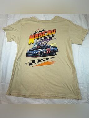 Nascar Racing Beige T-shirt with #94 Logo